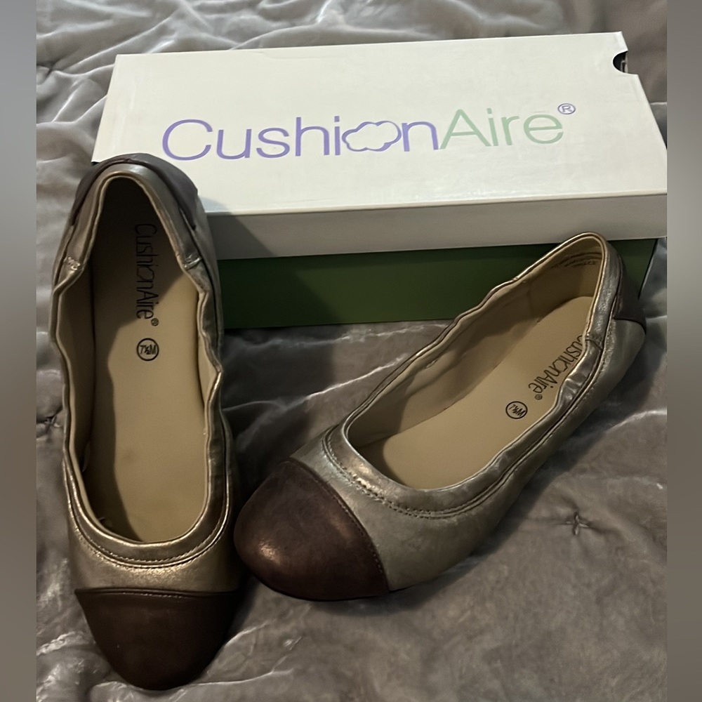 Gold and copper flats